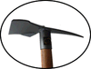For the big, burly prospector who doesn’t mind the weight of a serious pick. This pick is used to dig craters rather than holes. Ideal pick for the endless gold deposits in Cap Rock, W.A.
6mm pick head