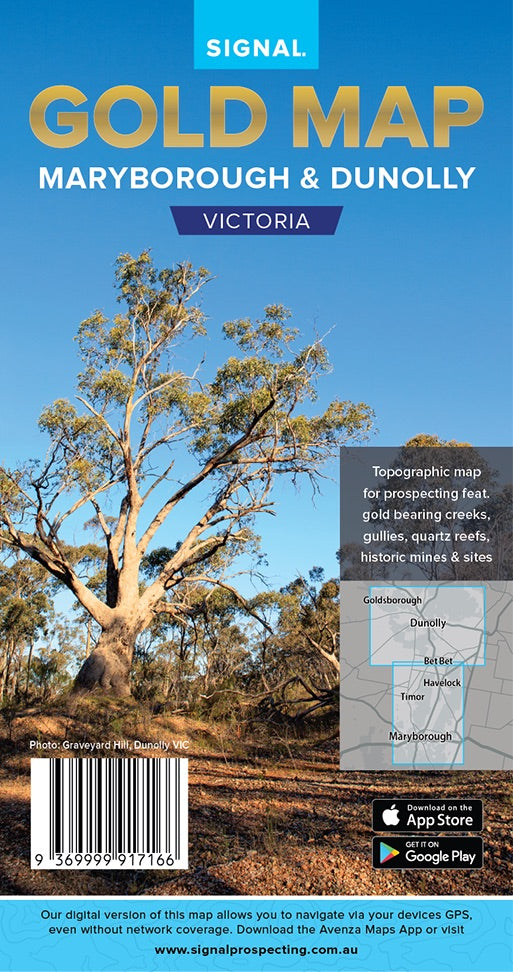 Signal Gold Map Maryborough & Dunolly