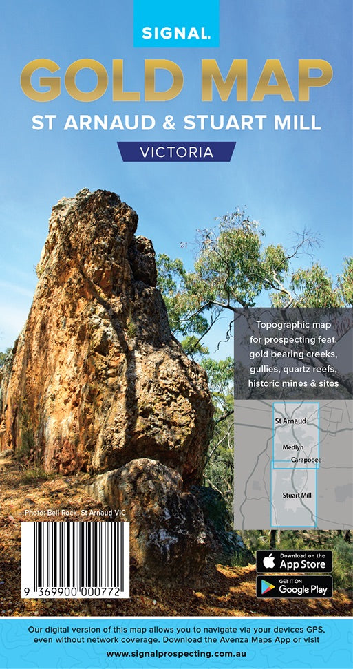 Signal Gold Map ST Arnaud & Stuart Mill