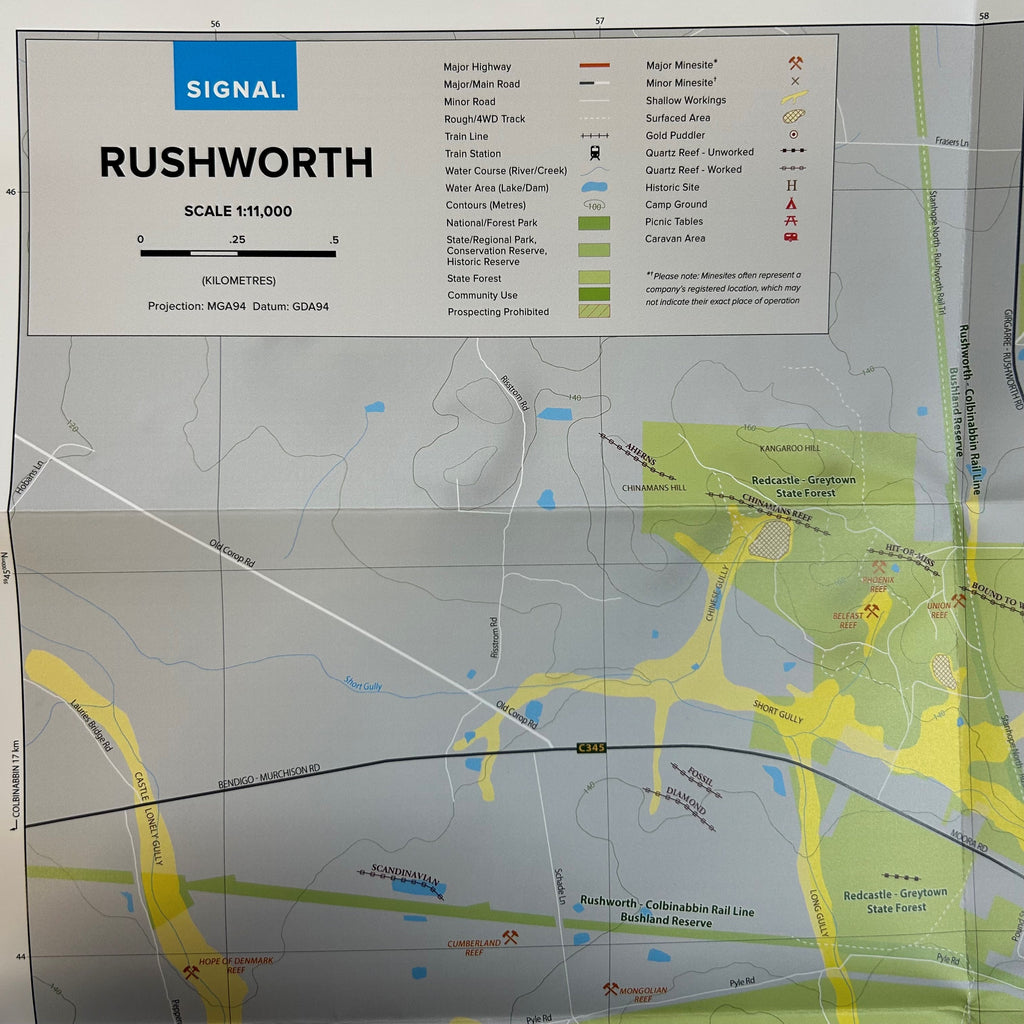 Signal Gold Map Rushworth & Whroo – Coiltek Gold Centre